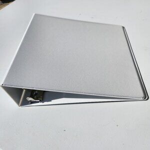 New 3" 3 Inch 3 Ring Binder Round Ring White School Supplies Teacher's Supplies